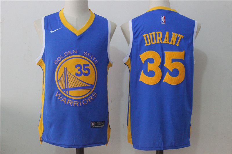 Men Golden State Warriors #35 Kevin Durant Blue NBA Jerseys->boston celtics->NBA Jersey